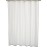 Bathroom Shower Curtain, Water Resistant Fabric with Grommets & Hooks, Machine Washable, 72"x72", White