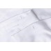White Shower Curtain for Bathroom, Fabric Shower Curtains, 72x72 in, Farmhouse, Boho, White and Gray Striped Woven