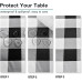 60 x 120 Inch Checkered Tablecloth Rectangle - Stain Resistant, Spillproof and Washable Gingham Table Cloth
