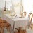 60 x 84 inches Farmhouse Style Linen tablecloths, Wrinkle Resistant Washable Dining Room Table Cloths for Rectangle Tables