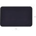 Waterproof Anti-Slip Silicone Pet Food and Water Bowl Mat, Solid, 18.5 x 11.5 Inches, Black