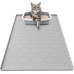 Silicone Cat Mat for Litter Box: Large 34" X 22" Cat Litter Mat Litter Trapping Mat, Waterproof Kitty Litter Mats for Floor