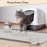 Silicone Cat Mat for Litter Box: Large 34" X 22" Cat Litter Mat Litter Trapping Mat, Waterproof Kitty Litter Mats for Floor