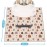 Baby Splat Mat for Under High Chair, 50.4 x 50.4 Inch Boho Splash Mat, Waterproof and Washable Spill Mat