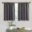 Short Curtains Gray Half Window Curtains for Bedroom